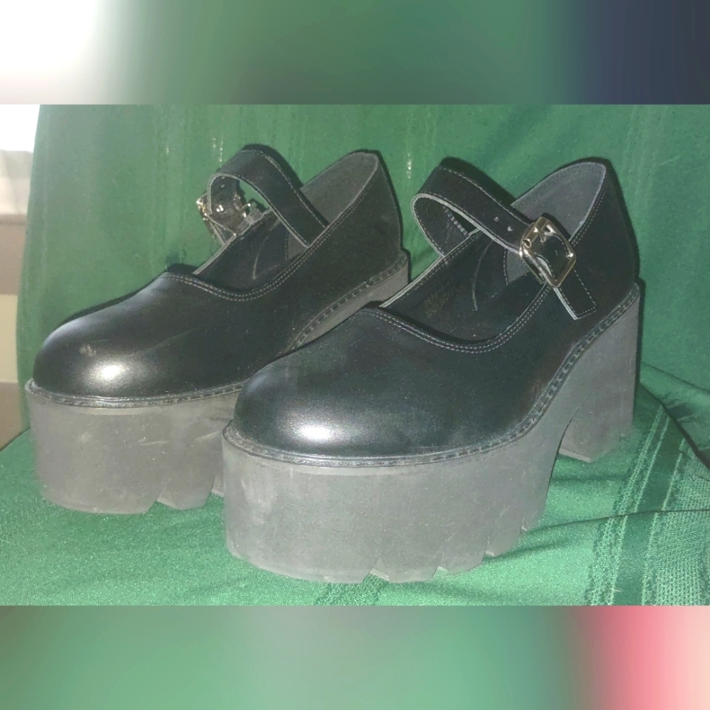 Platform Mary Janes